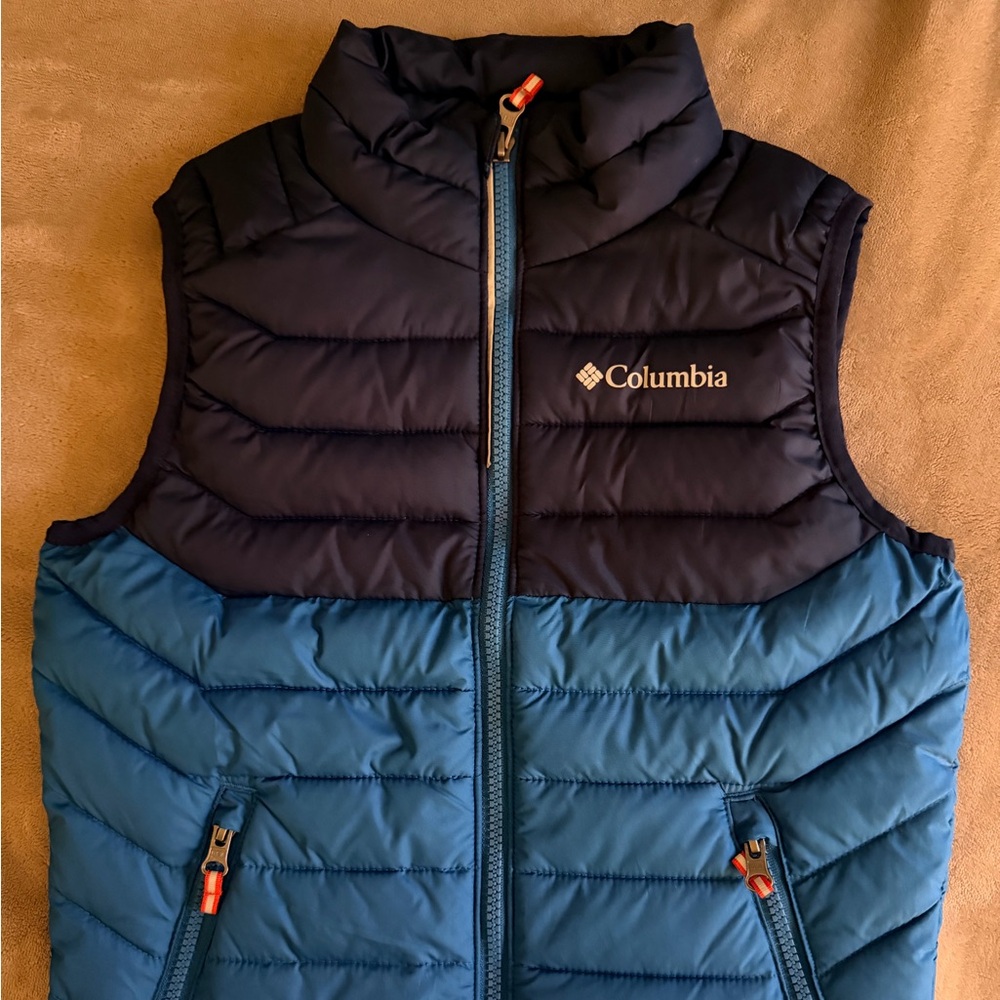 Columbia Reflective Blue Quilted Vest